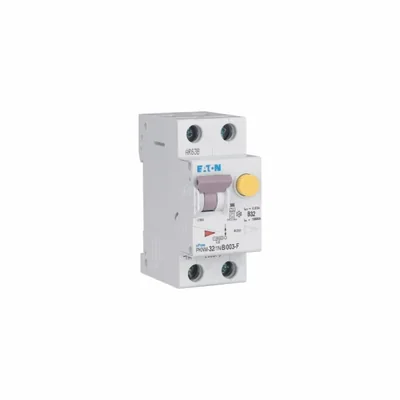 Kombinovaný jistič PKNM-32/1N/B/003-F-MW 10kA, In=32A, IΔN=0,03A, char. B, typ F, 1+N pól. Řada PKNM