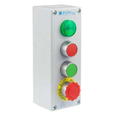 КОМПЛЕКТНА КАСЕТА НА 4 ОТВОРИ З LZ, KC, KZ, B ТА 1 НАПРЯМКОЮ M20 230V SP22K4\06-1