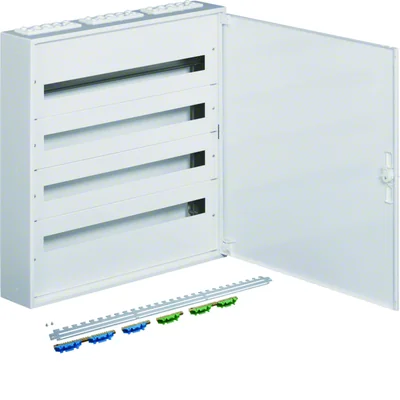 Komplette Schaltanlage 4x36modular + PE/N-Klemmen IP30/I Klasse n/t