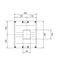 Komponenta univers N 300x250mm pro vypínač H3+ P160