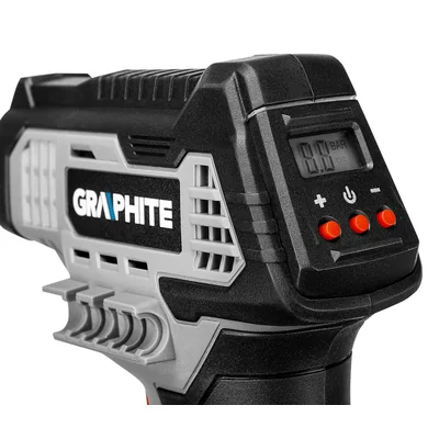 Kompresor akumulatorowy Energy+ 18V, wyświetlacz LCD, bez akumulatora