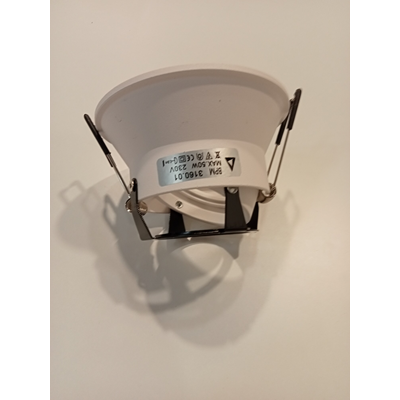 KONI Lampe encastrable 9,8cm 50W GU10 IP20 blanc
