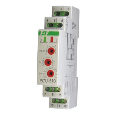 Kontakt časového relé: 2xNO/NC 12V AC/DC