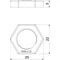 Контргайка M16X1.5 116M VDE 116 M16 LGR PA