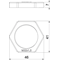 Контргайка M32X1.5, 116 M32 LGR PA