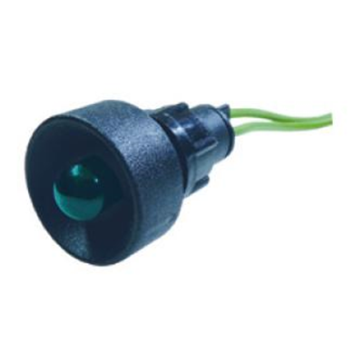 Kontrolka diodowa, klosz 10 mm, 230V