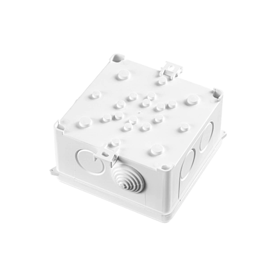 Короб настінний з сальниками 118х118х68мм IP55 білий