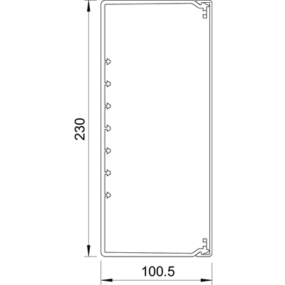 Короб WDK 100X230