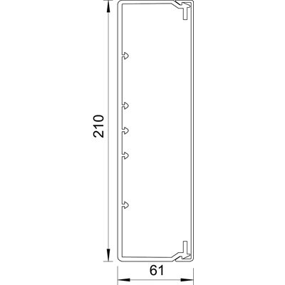 Короб WDK 60X210