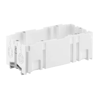 Коробка монтажна двополюсна для електропроводки fi60mm 48x71x142mm біла