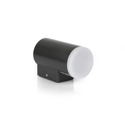 KORONA Luminaire unidirectionnel 6W 240lm 4000K 230V 120° IP65 rond graphite