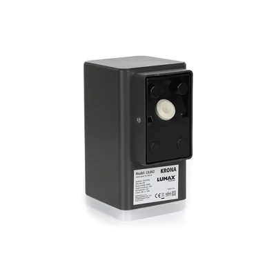 KORONA Luminaire unidirectionnel 6W 260lm 4000K 230V 120° IP65 carré graphite