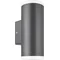 KORONA Two-way floodlight 12W 550lm 4000K 230V 120° IP65 round graphite