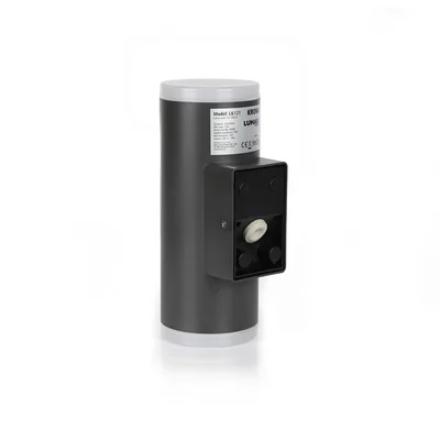 KORONA Two-way floodlight 12W 550lm 4000K 230V 120° IP65 round graphite