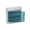 Корпус 65P18X22A сірого кольору, 36M, IP65, 125A, клас II, 435x430x155 мм (ВxШxГ) | DIN-рейки | прозорі дверцята | гвинт N+PE