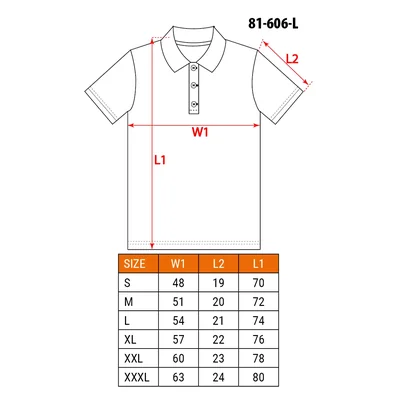 Koszulka polo DENIM, rozmiar L
