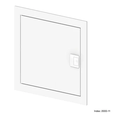 Kovové dveře MSF 1x12 se zárubní IP 30 - bílé