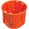 Krabice PK60 LUX do dutých stěn, hloubka 60 mm, Ø68, se šrouby, oranžová, IP30