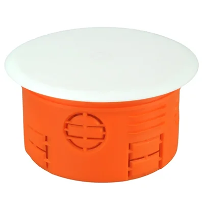 Krabice pod omítku s krytem Z80KF fi80mm oranžová