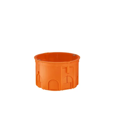 Krabice pod omítku se šrouby Z60KFw fi60mm, oranžový plech