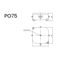 Krabice přisazená s vložkou 85x85x40mm IP44 bílá