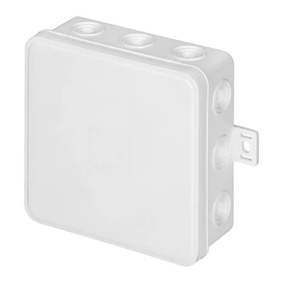 Krabice pro zapnutí/vypnutí CLICK IP54 12 kabelových průchodek 100x100x41mm bílá