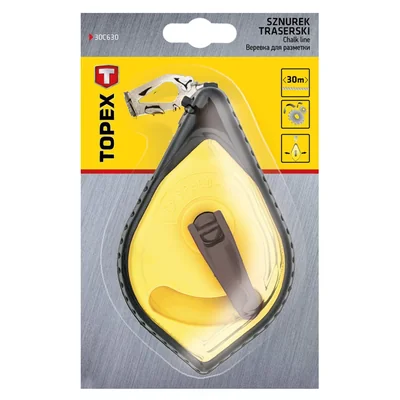 Křídová šňůra 30 m, plastové pouzdro