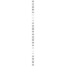 Кришка для розеток телеінформатичних на Keystone, плоска, подвійна (модульна), срібна (металік)