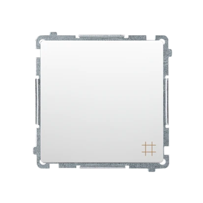 Křížový konektor (modul) 10A 230V šroubové svorky, bílá