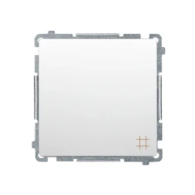 Křížový konektor (modul) 10A 230V šroubové svorky, bílá