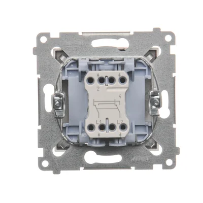 Křížový konektor (modul) 230V, matná hnědá metalíza