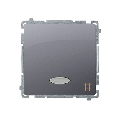 Křížový konektor s podsvícením (modul) 10A 250V nerezové šroubové svorky (kovové)