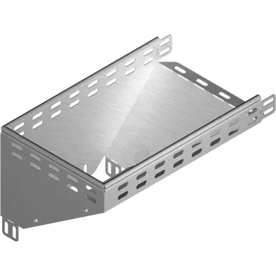 KRLJ300H42 Reduzierbogen, links, dickes Blech – 1 mm