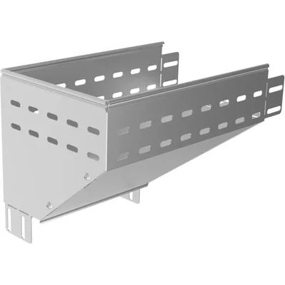 KRLP400H80 Kolanko redukcyjne lewe gr. blachy - 1,50 mm
