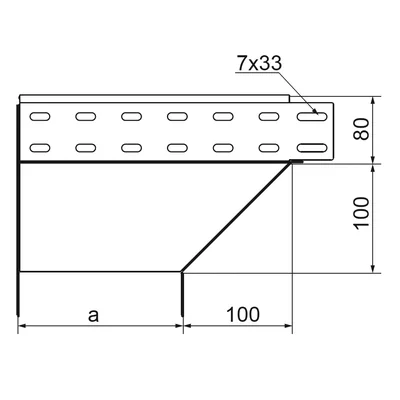 KRLP400H80 Reduzierbogen, links, dickwandig, Blech – 1,50 mm