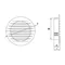 KRO 125 (standard grid/white)