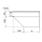 KRPBJ50H50 Right reducing elbow, sheet thickness - 1 mm