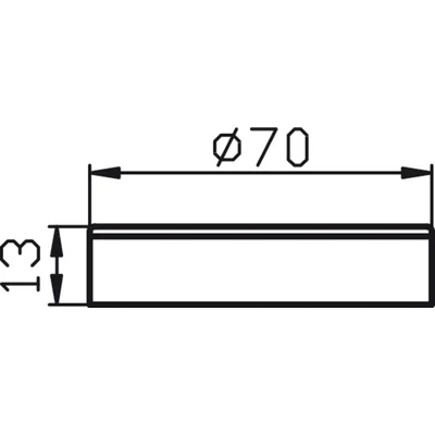 KRYCÍ MODUL SIGNÁLNÍHO SLOUPKU 70 MM