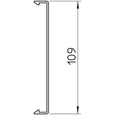 Kryt kanálu WDK 110MM 2410 110RW