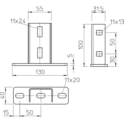 KU 3 FT Head for US 3 Hanger