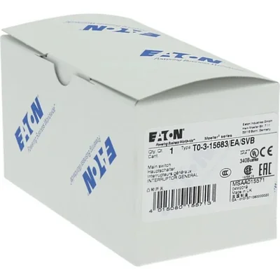 Кулачковий перемикач, 20А, 6,5кВт, T0-3-15683/EA/SVB