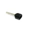 Kupferisolierte Doppelhülsenklemme 2x1,5mm² 8mm DUID-2x1,5-8CZ schwarz
