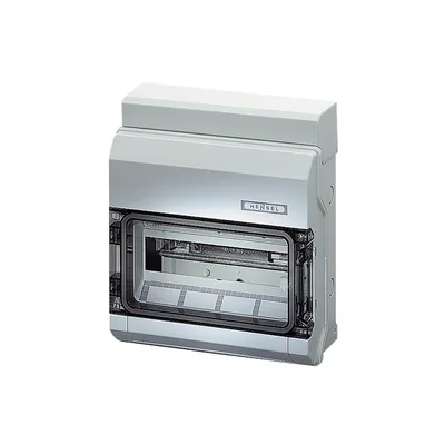 KV 1512 Celda de superficie KV, IP 54, 1x12 módulos, con borne. Fixconnect sin tornillos