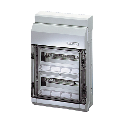 KV 2524 Quadro KV da parete, IP 54, 2x12 moduli, con morsetto. Fixconnect senza viti