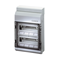 KV 2524 Quadro KV da parete, IP 54, 2x12 moduli, con morsetto. Fixconnect senza viti