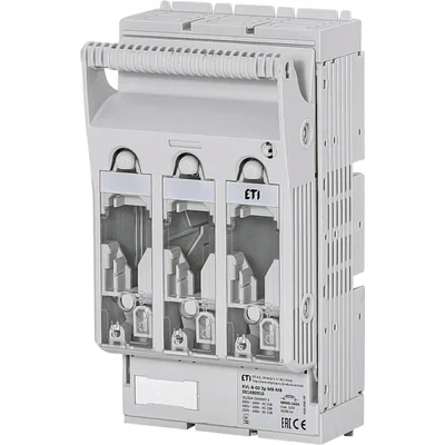 KVL-B-00 3p M8-M8 NH fuse switch disconnector - NH00 / 160 A / 3P / busbar bridge mounting