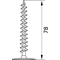 KWM-80 screw-in dowels for installation in insulation