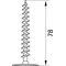 KWM-80 screw-in dowels for installation in insulation
