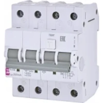 KZS-4M 3p+N A C32/0.3 Differential circuit breaker with overcurrent protection