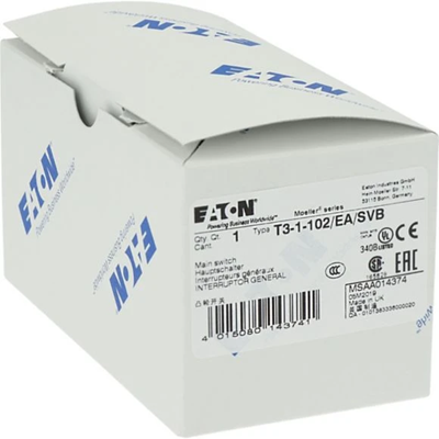Łącznik krzywkowy, 32A, 13kW, T3-1-102/EA/SVB